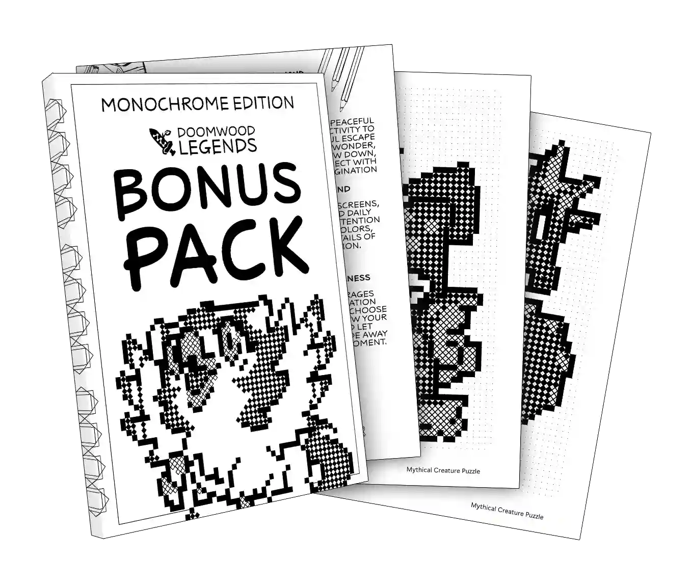 doomwood legends bonus book mockup
